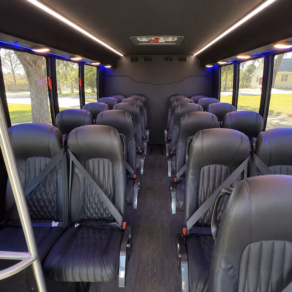bossier city private event transportation onboard seating
