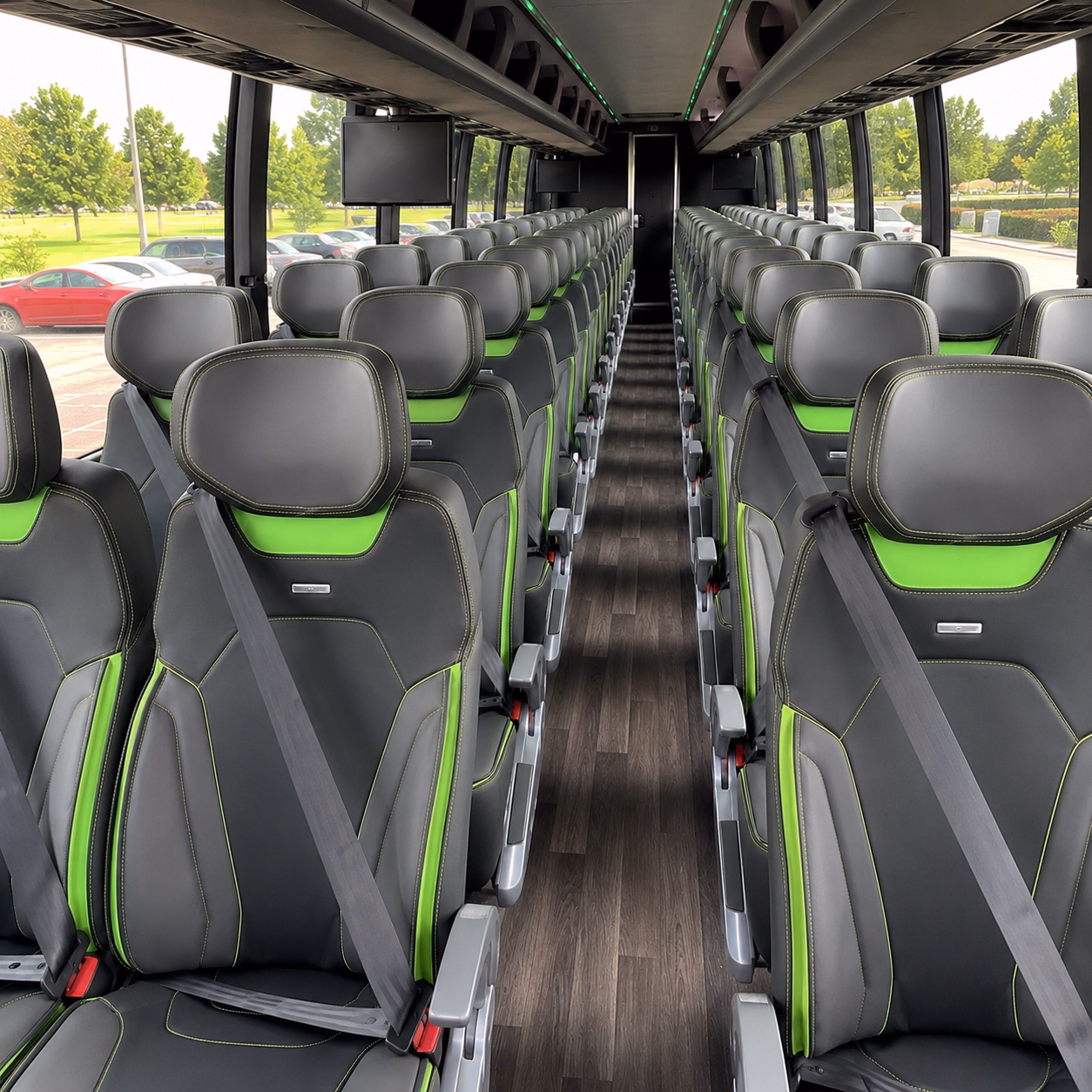bossier city wedding transportation onboard seating