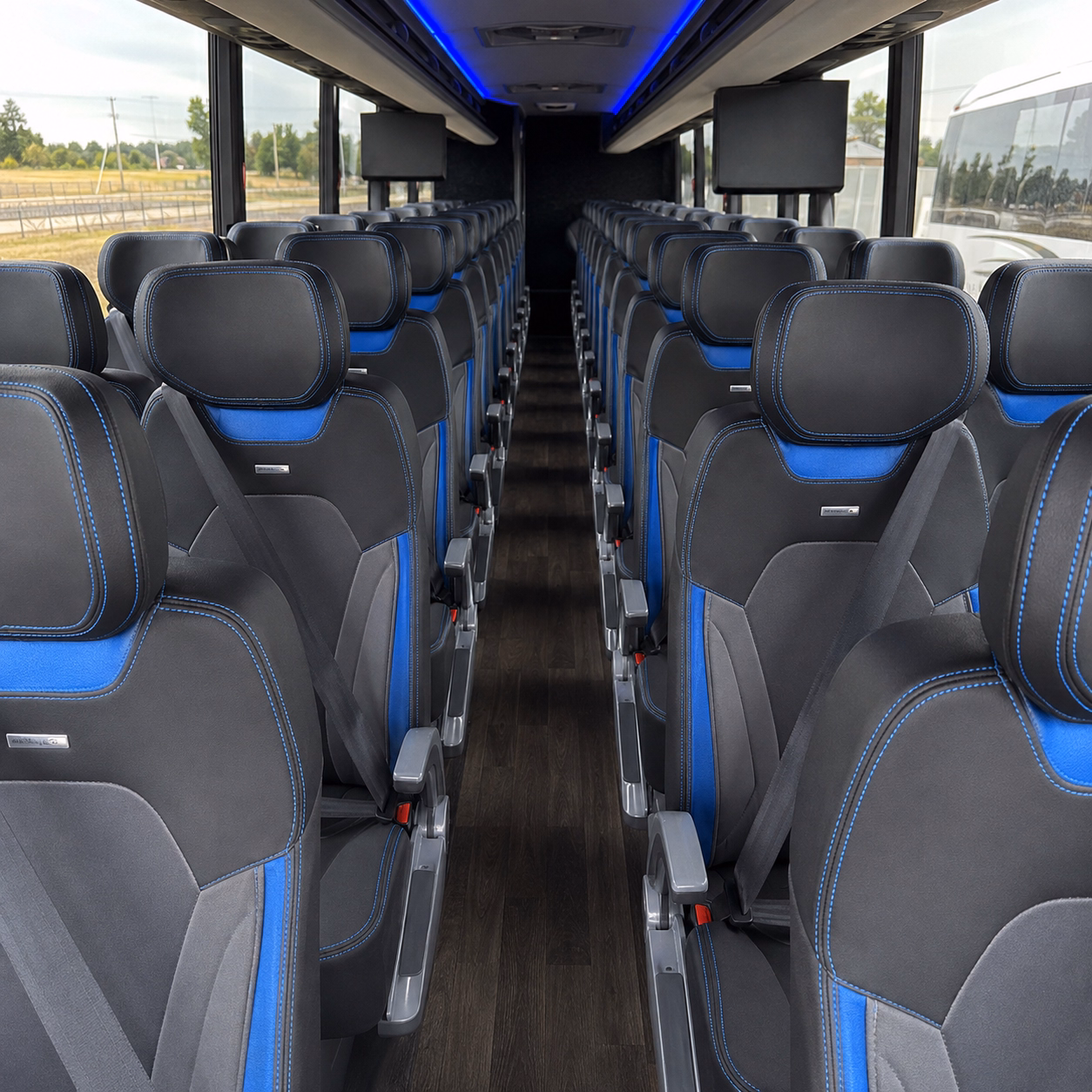 charter bus rentals for cyber innovation center conferences and contractor events